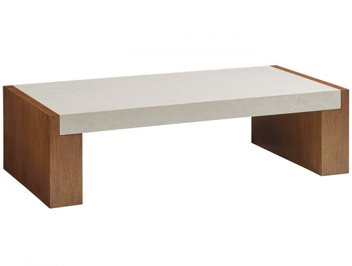 Tommy Bahama Palm Desert Eldorado Rectangular Cocktail Table in Tan image