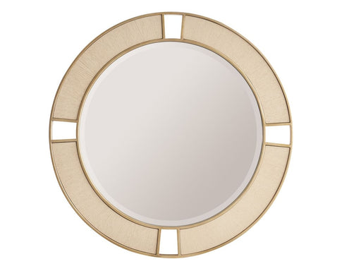 Lexington Furniture Sunset Key Nina Round Mirror in Champagne image