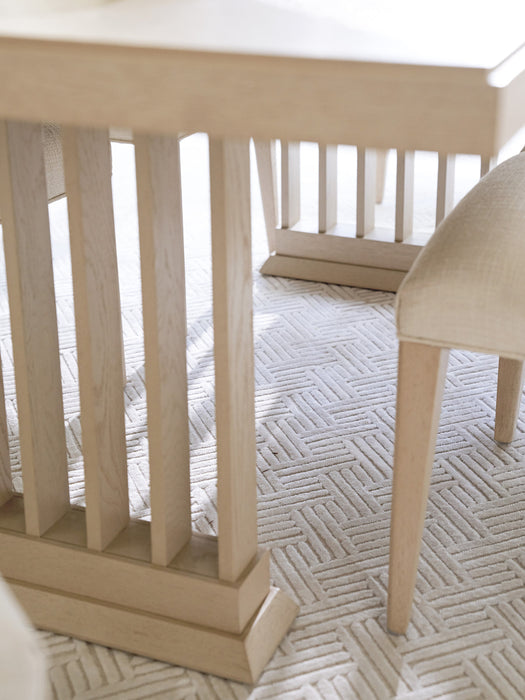 Lexington Furniture Sunset Key Belaire Rectangular Dining Table in Sand Drift