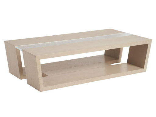 Lexington Furniture Sunset Key Fischer Rectangular Cocktail Table in Sand Drift image