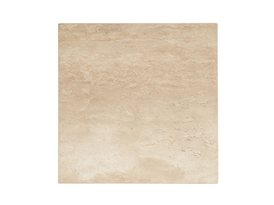 Lexington Furniture Sunset Key Shea Faceted Accent Table in Sand Drift