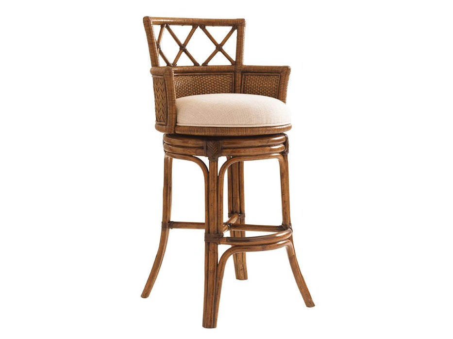 Tommy Bahama Bali Hai Kamala Bay Swivel Counter Bar Stool (Set of 2)
