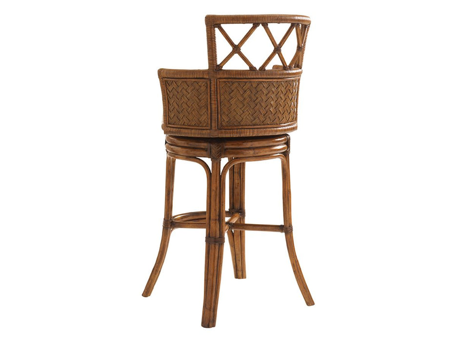 Tommy Bahama Bali Hai Kamala Bay Swivel Counter Bar Stool (Set of 2)
