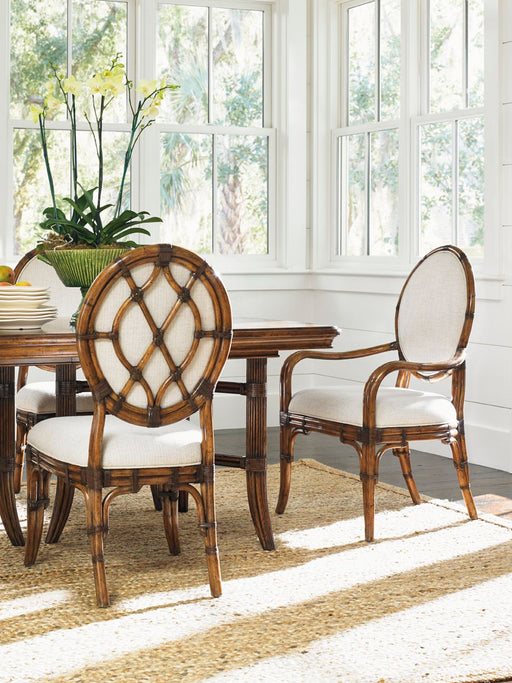 Tommy Bahama Bali Hai Gulfstream Oval Back Arm Chair (Set of 2) image