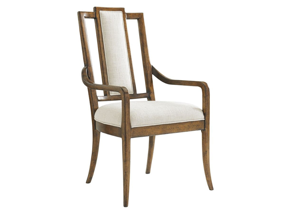 Tommy Bahama Bali Hai St. Barts Splat Back Arm Chair (Set of 2)