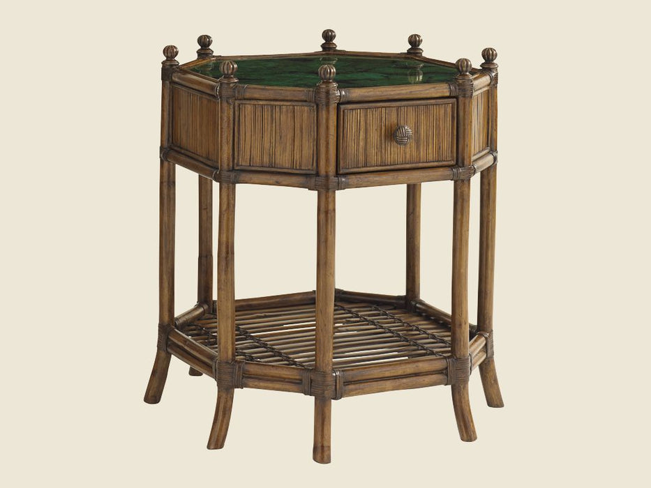 Tommy Bahama Bali Hai Flamingo Octagonal End Table