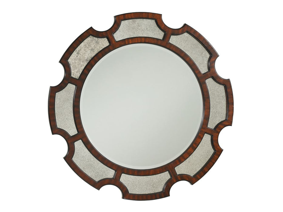Lexington Furniture Kensington Place Del Mar Round Mirror in Brentwood