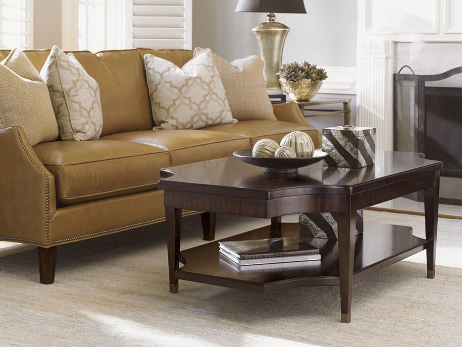 Lexington Furniture Kensington Place Richmond Rectangular Cocktail Table in Brentwood