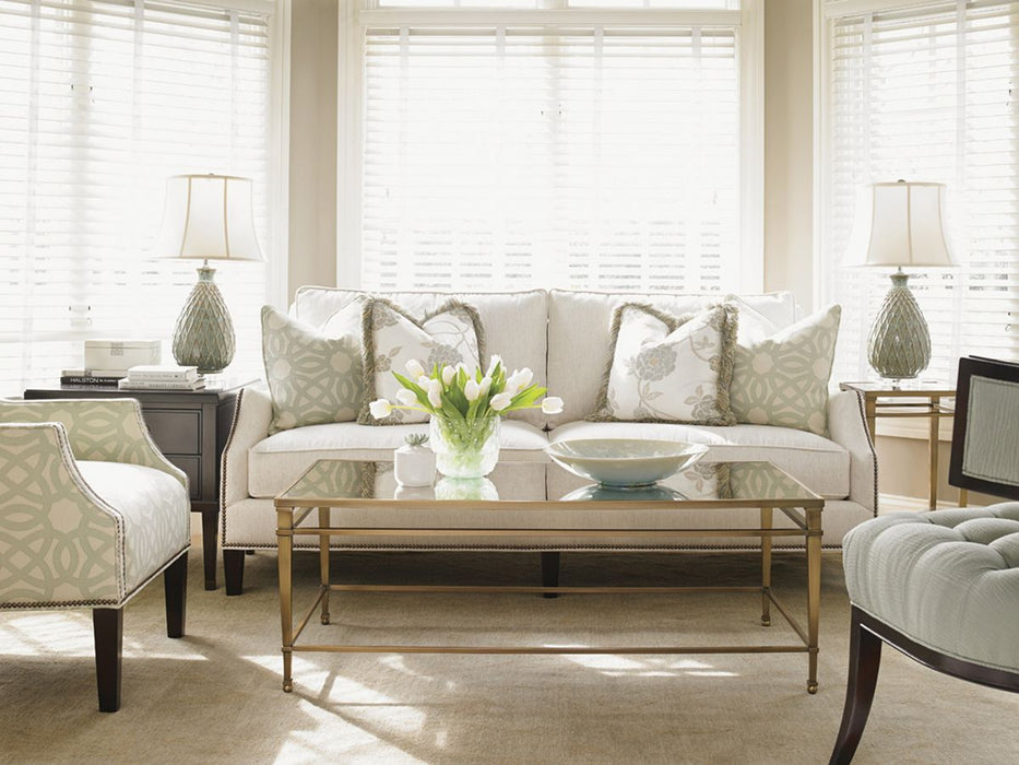 Lexington Furniture Kensington Place Richmond Rectangular Millington Metal Cocktail Table in Brentwood image