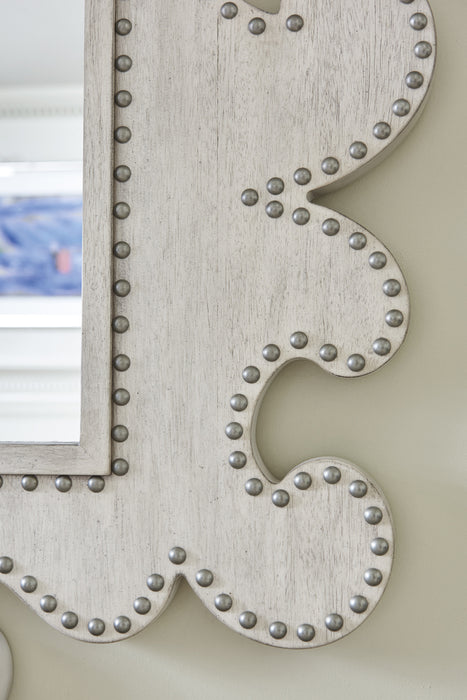 Lexington Oyster Bay Hempstead Vertical Mirror in Distressed