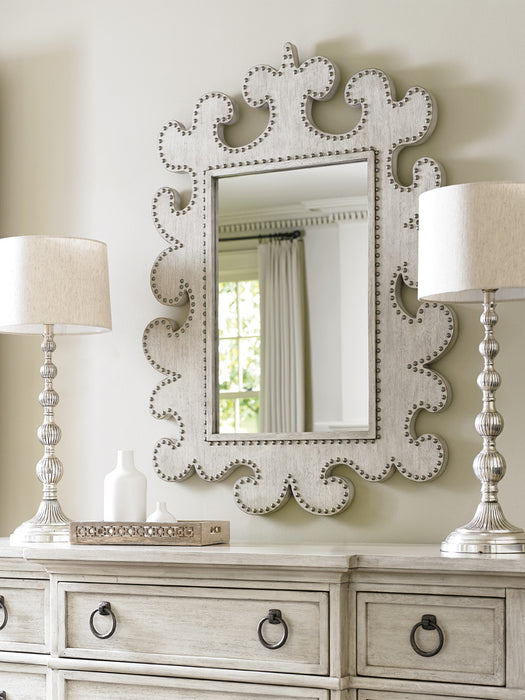 Lexington Oyster Bay Hempstead Vertical Mirror in Distressed