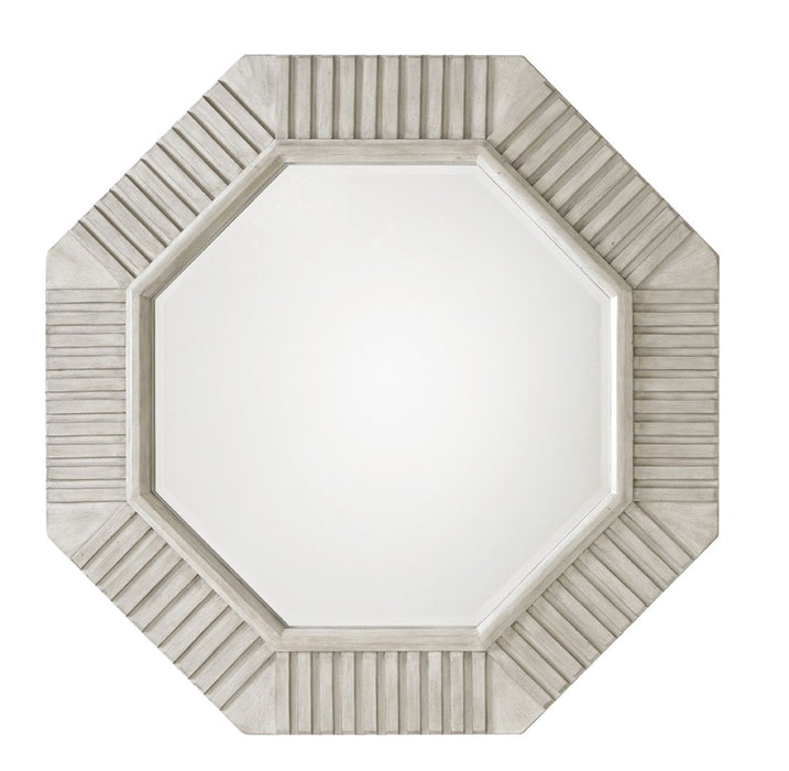 Lexington Oyster Bay Selden Octagonal Mirror in Distressed