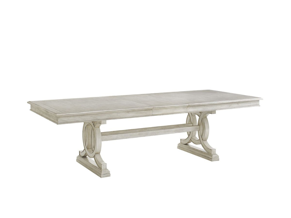 Lexington Oyster Bay Montauk Rectangular Dining Table in Light Oyster Shell