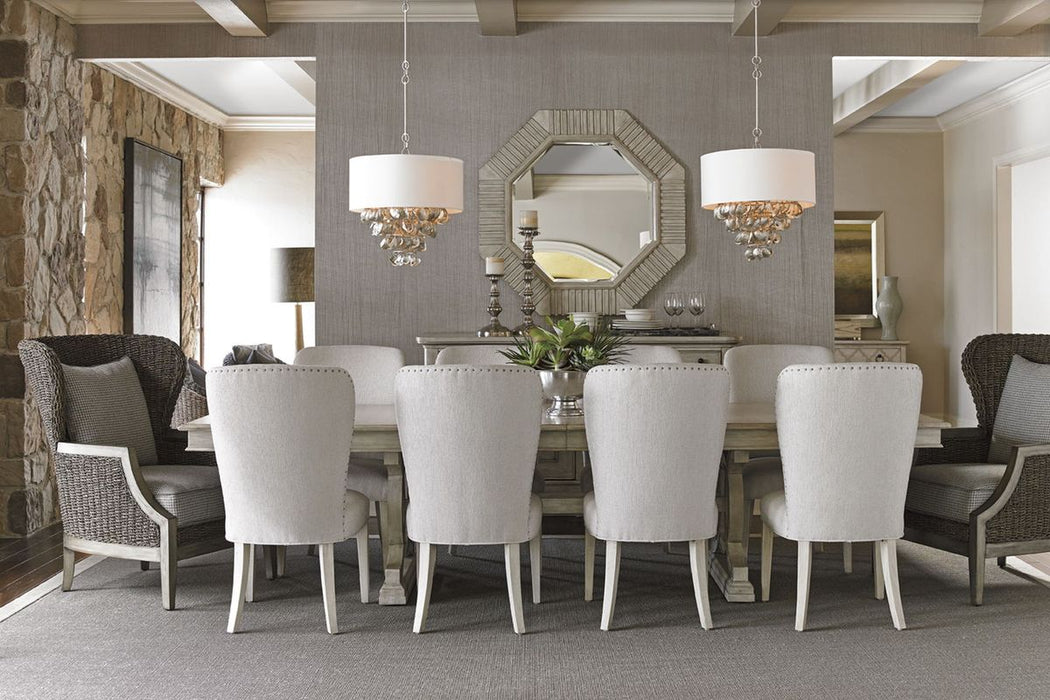 Lexington Oyster Bay Selden Octagonal Mirror in Distressed image