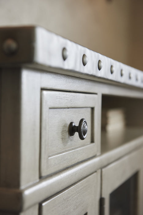 Lexington Oyster Bay Shadow Valley Media Console in Light Oyster Shell