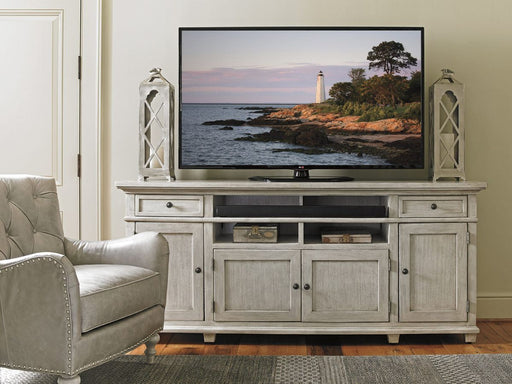 Lexington Oyster Bay Kings Point Large Media Console in Light Oyster Shell image