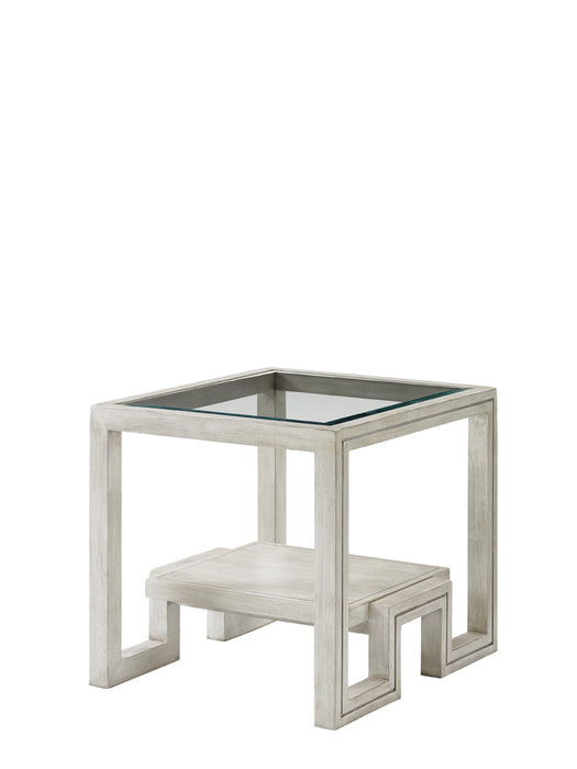 Lexington Oyster Bay Harper End Table in Oyster Gray