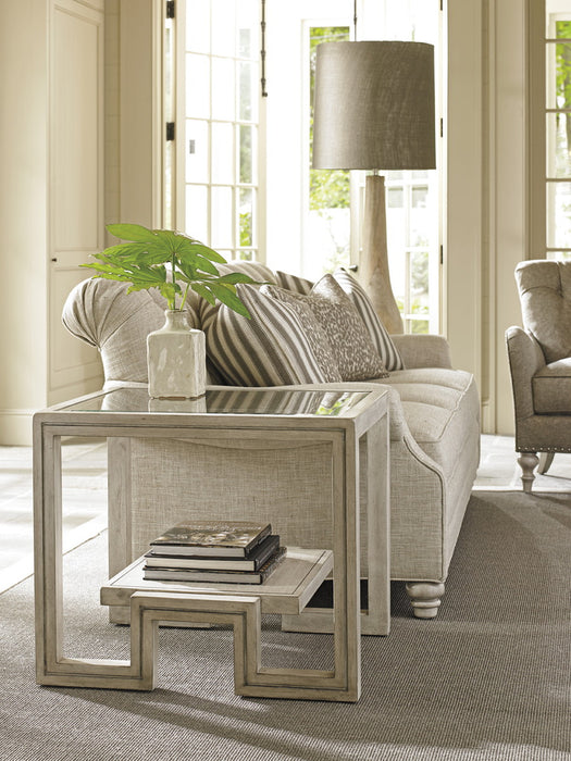 Lexington Oyster Bay Harper End Table in Oyster Gray