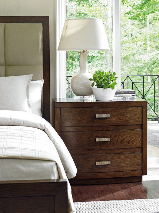 Lexington Laurel Canyon Verdes Nightstand in Mocha