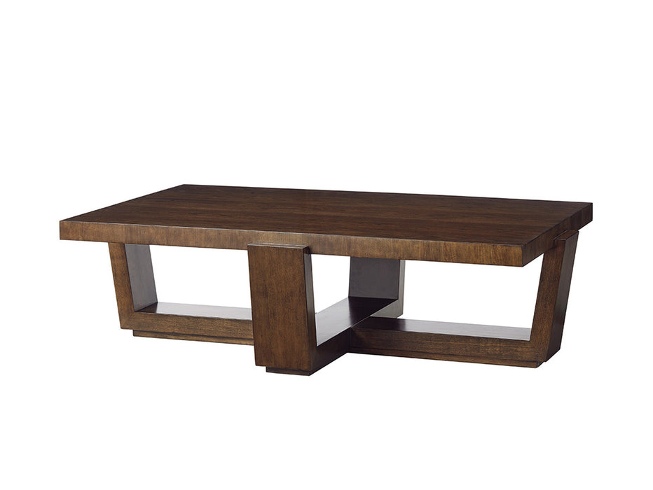 Lexington Laurel Canyon Esplanade Cocktail Table in Cherry