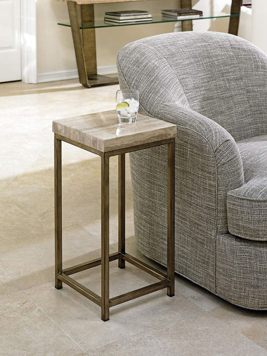 Lexington Laurel Canyon Ashcroft Accent Table in Silver