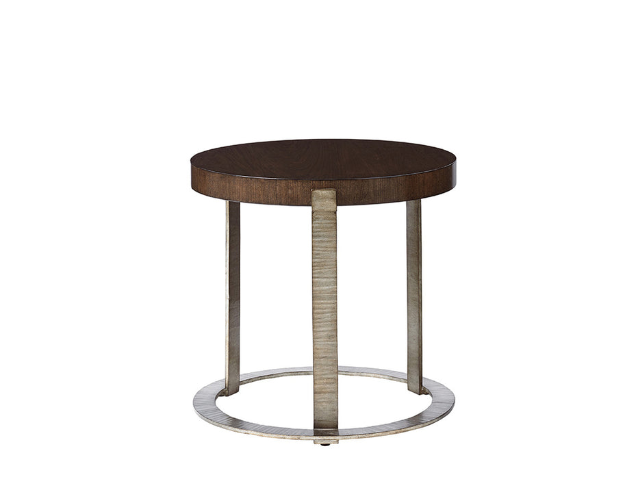 Lexington Laurel Canyon Wetherly Accent Table in Mahogany