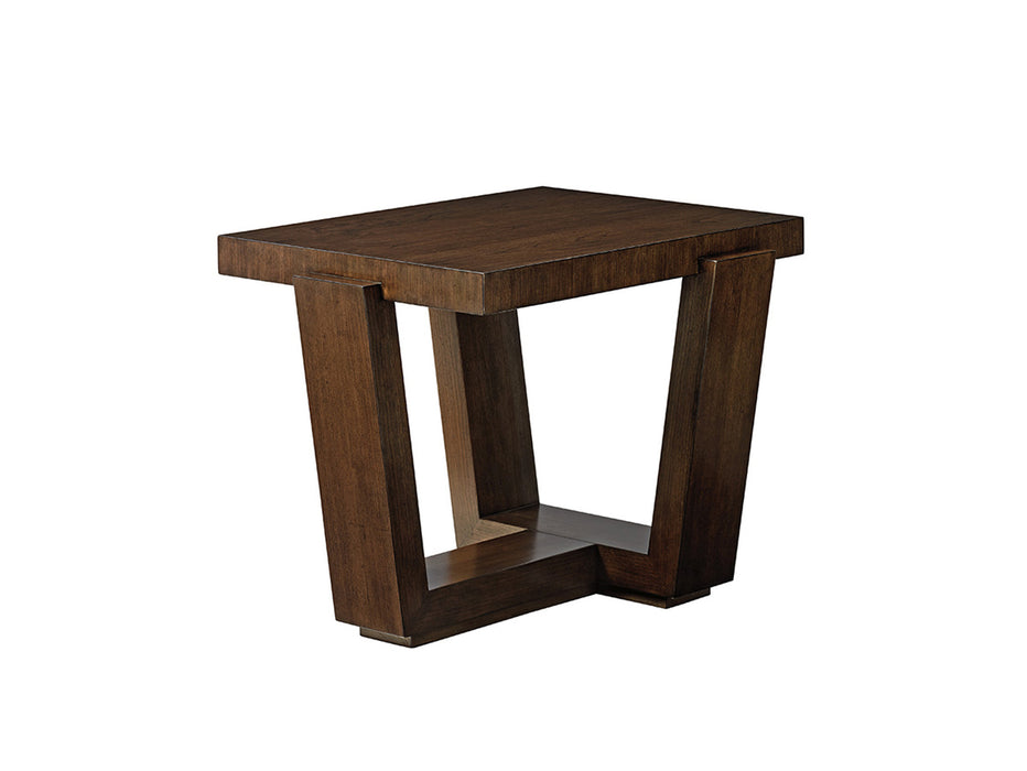 Lexington Laurel Canyon Esplanade End Table in Cherry