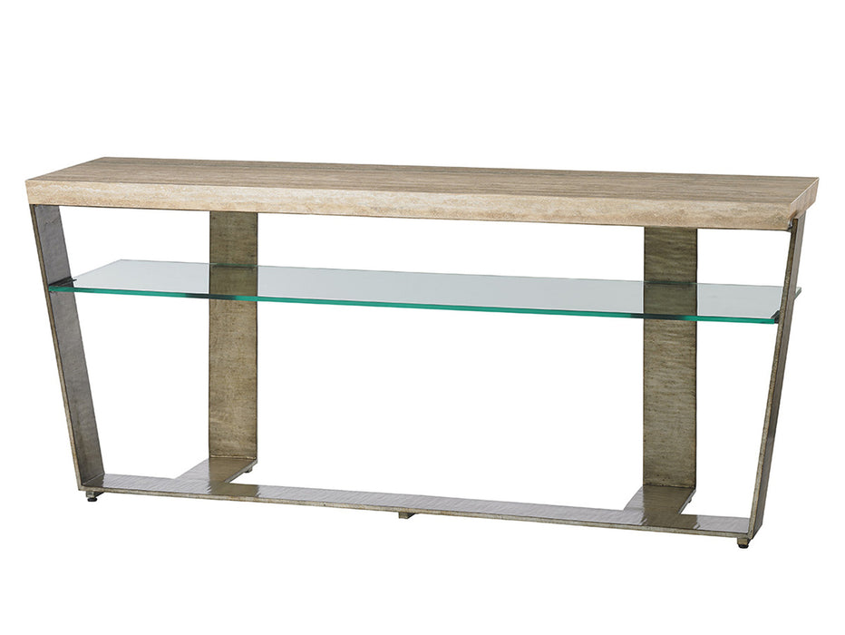Lexington Laurel Canyon Griffith Park Console Table in Silver