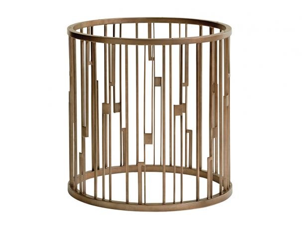 Lexington Shadow Play Rendezvous 60" Round Glass Top Dining Table