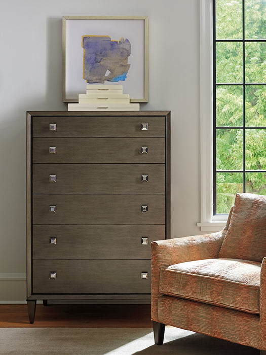 Lexington Ariana Remy Drawer Chest in Platinum