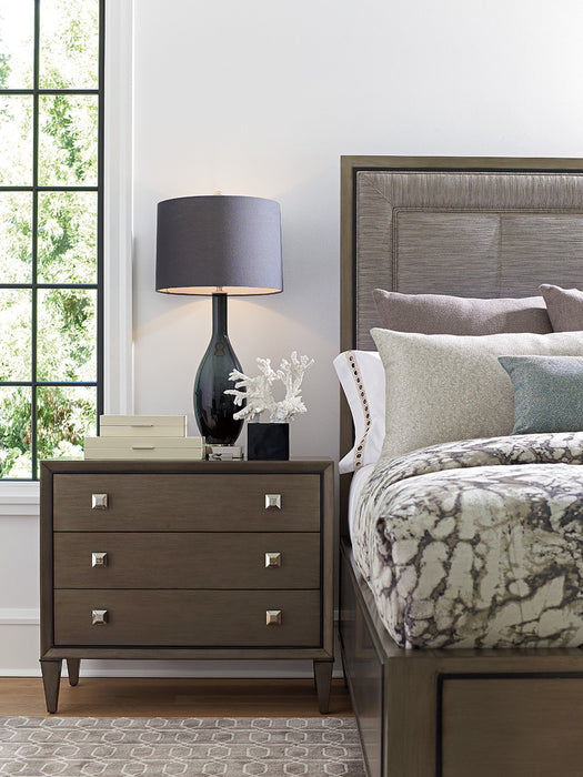 Lexington Ariana Paloma Nightstand in Platinum