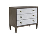 Lexington Ariana Divonne Mirrored Nightstand in Platinum image
