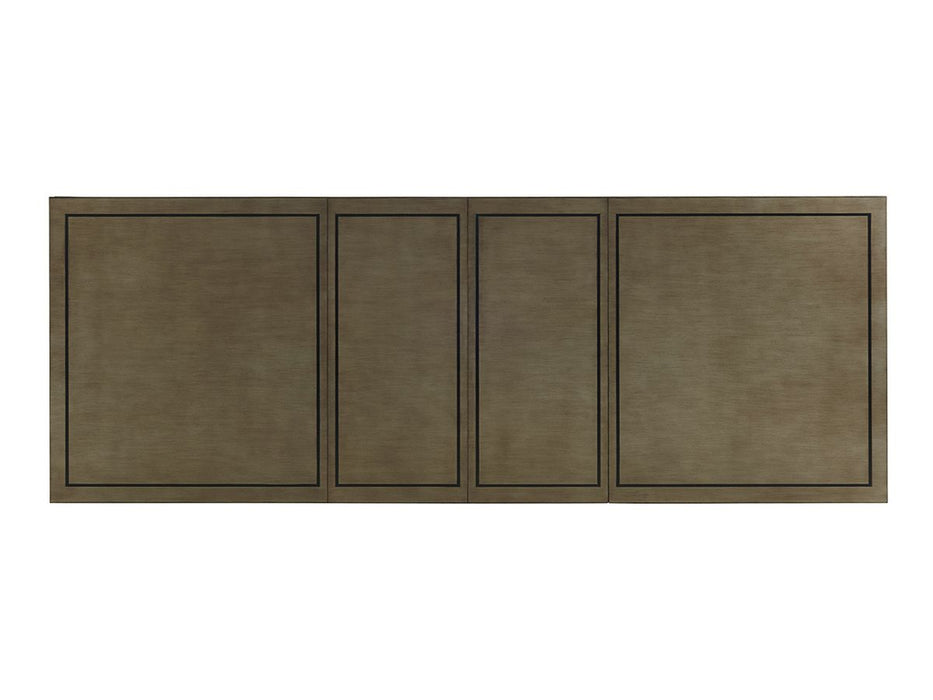 Lexington Ariana Chateau Rectangular Dining Table in Platinum