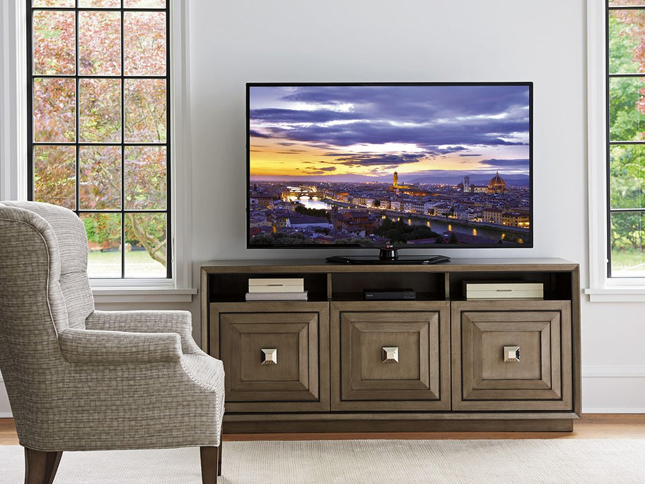 Lexington Ariana Basel Media Console in Platinum