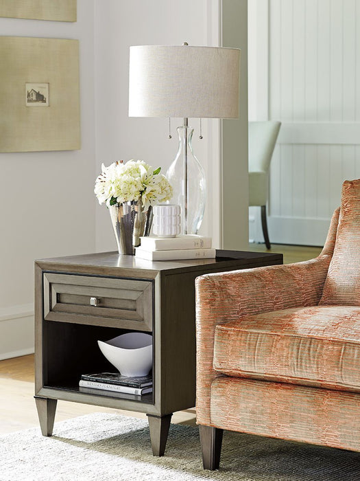 Lexington Ariana Verona End Table in Platinum