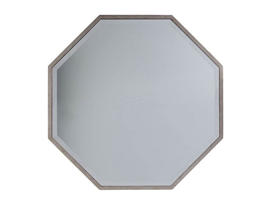 Lexington Ariana Rochelle Octagonal Cocktail Table in Silver Leaf