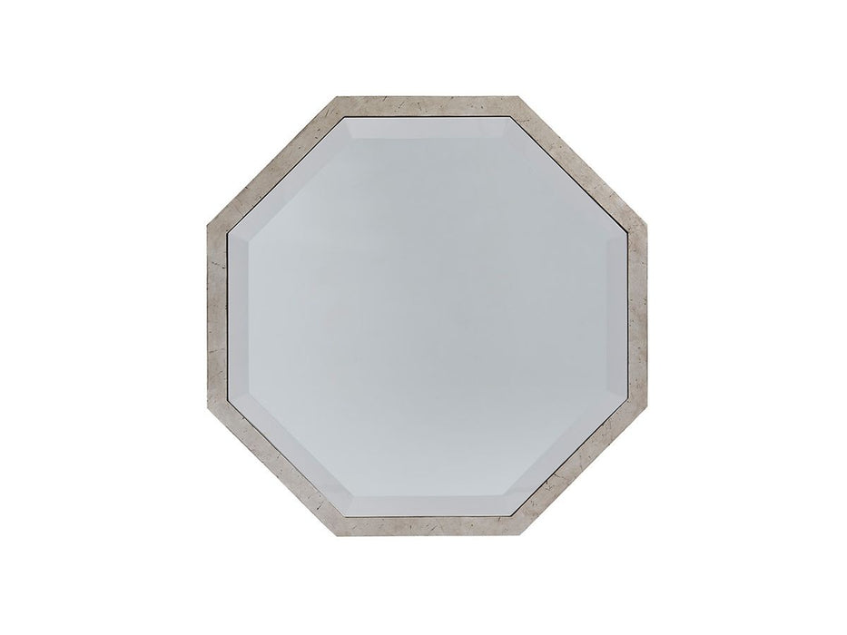 Lexington Ariana Rochelle Octagonal Storage Table in Silver Leaf