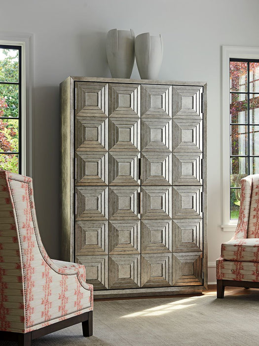 Lexington Ariana Sanremo Cabinet in Silver Leaf