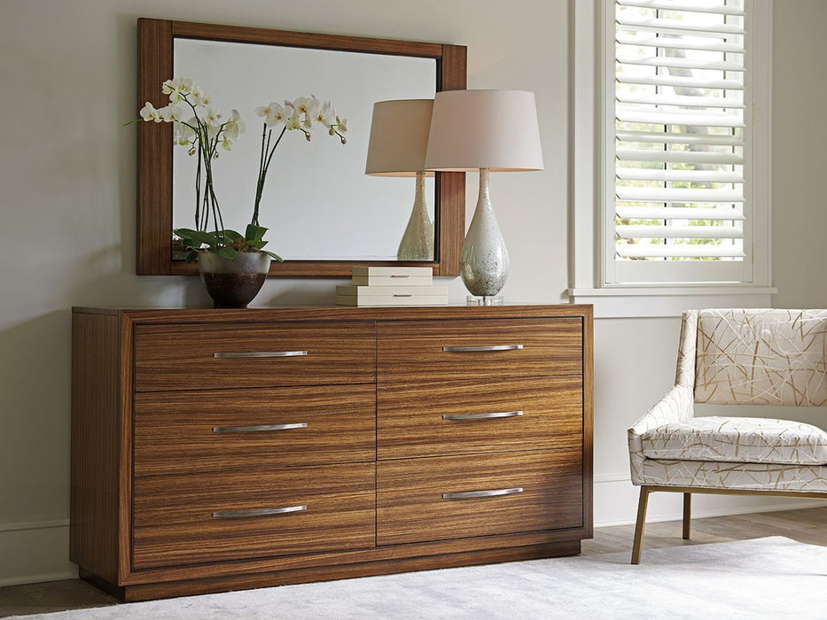 Lexington Kitano Daphne Mirror in Taupe 01-0734-205