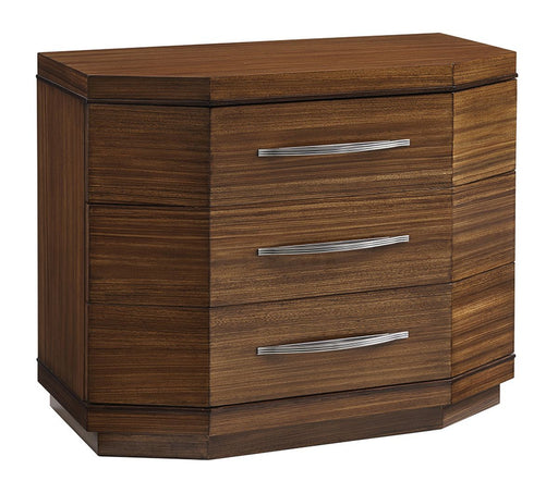 Lexington Kitano Barnes 3 Drawer Nightstand in Taupe 01-0734-623 image