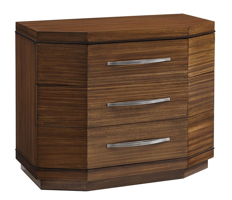 Lexington Kitano Barnes 3 Drawer Nightstand in Taupe 01-0734-623 image