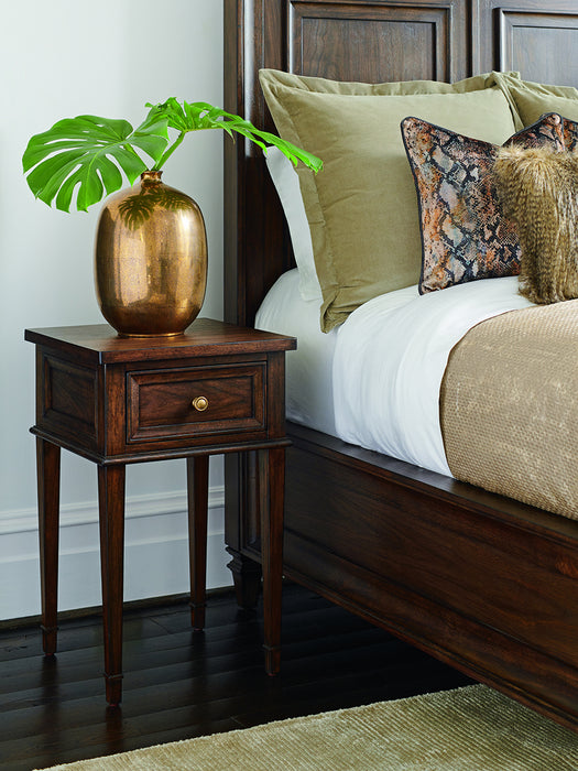 Lexington Furniture Silverado Surrey Night Table in Dark Wood