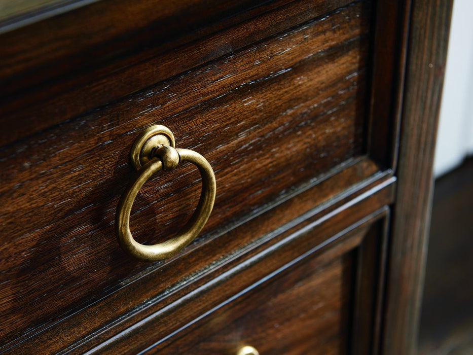 Lexington Furniture Silverado Cupertino 4 Drawer Bachelor's Chest in Dark Wood