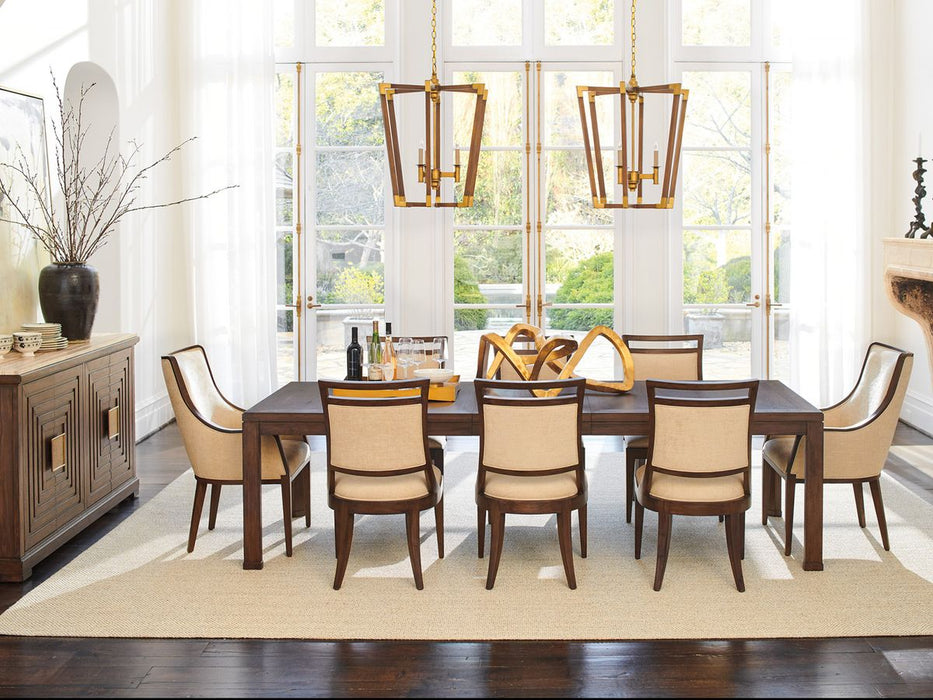 Lexington Furniture Silverado Elk Grove Rectangular Dining Table in Walnut