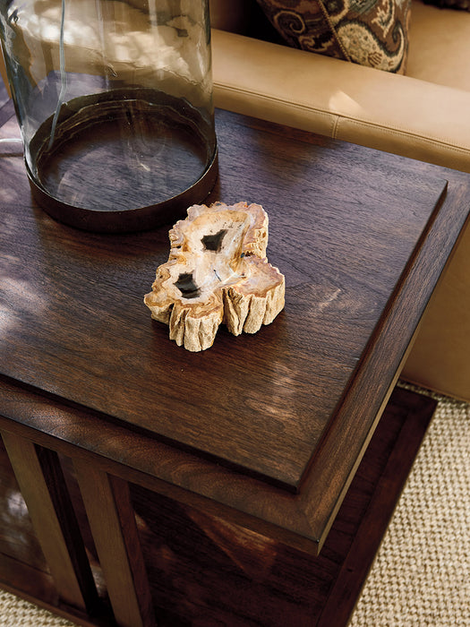 Lexington Furniture Silverado Alvarado Rectangular End Table in Walnut