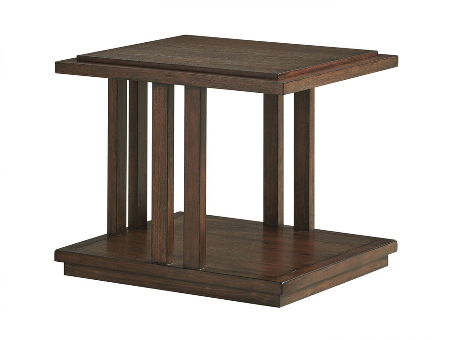 Lexington Furniture Silverado Alvarado Rectangular End Table in Walnut image
