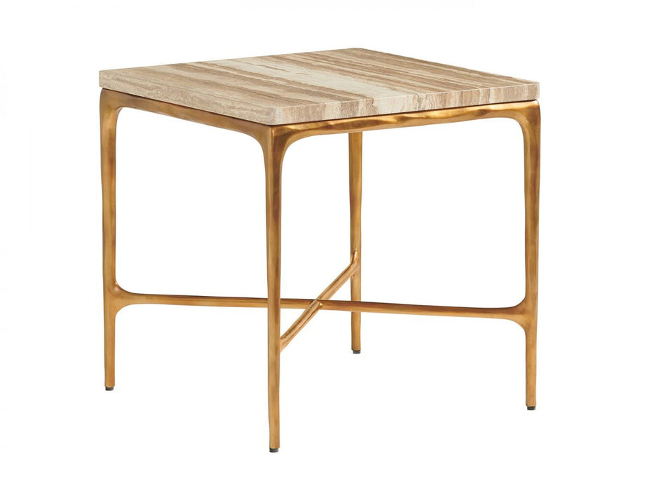 Lexington Furniture Silverado Menlo Park End Table in Brass image