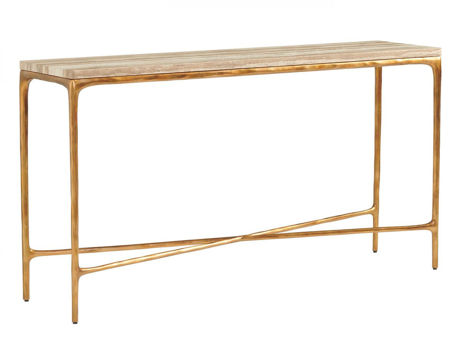 Lexington Furniture Silverado Menlo Park Console in Brass image