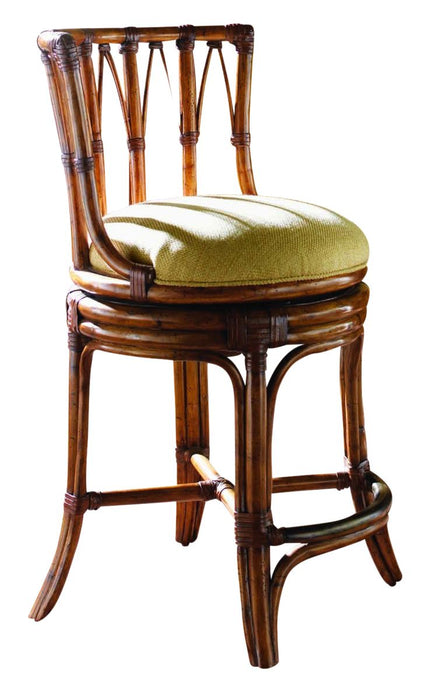 Tommy Bahama Island Estate South Beach Swivel Counter Stool in Macadamia image