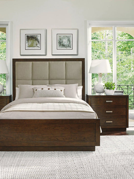 Lexington Laurel Canyon California King Casa del Mar Upholstered Bed in Mocha
